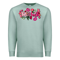 Seafoam Valentine's Day mama Premium Sweatshirt - FaDigitalArtStudio