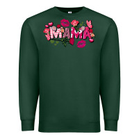 Sports Green Valentine's Day mama Premium Sweatshirt - FaDigitalArtStudio
