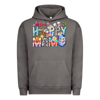 Pigment Tornado One Happy Mama Easter Bunny Urban Hoodie - CowhideDigitalArt