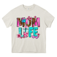Cream mom life Heavy Core Tee - AdoDesignShop