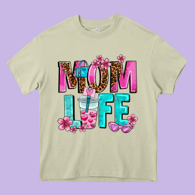 Mom Life Heavy Core Tee Designed By Adodesignshop