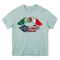 Arona mexico usa lips Heavy Core Tee - AdoDesignShop