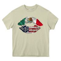 Mossy mexico usa lips Heavy Core Tee - AdoDesignShop