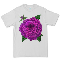 Dove Grey Celestial Rose Premium Tee - LillyAllenDesigns