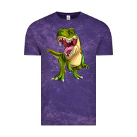 Cloud Purple T-rex Vintage Tee - MaliasSmallBusiness