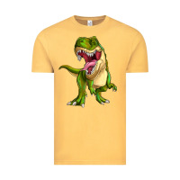 Vintage Mustard T-rex Vintage Tee - MaliasSmallBusiness