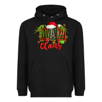 Black christmas maw claus Heavyweight Hoodie - FaDigitalArtStudio