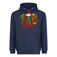 Navy christmas maw claus Heavyweight Hoodie - FaDigitalArtStudio