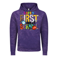 Cloud Purple happy first day of school Vintage Hoodie - NancyCooperArtShop