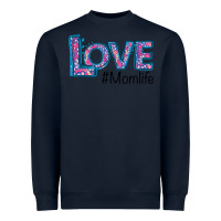 Navy Love Mom Life Heavyweight Sweatshirt - Bettercallsaul