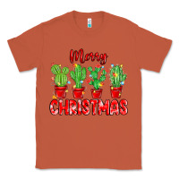 Copper Merry Christmas Cactuses Classic Tee - MaliasSmallBusiness