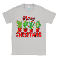 Moon Dust Merry Christmas Cactuses Classic Tee - MaliasSmallBusiness