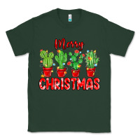 Sports Green Merry Christmas Cactuses Classic Tee - MaliasSmallBusiness