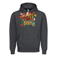 Smoke cinco de mayo nail tech Zipper Hoodie - CowGirlArtShop