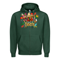Sports Green cinco de mayo nail tech Zipper Hoodie - CowGirlArtShop