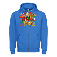 True Royal cinco de mayo nail tech Zipper Hoodie - CowGirlArtShop