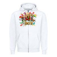 White cinco de mayo nail tech Zipper Hoodie - CowGirlArtShop
