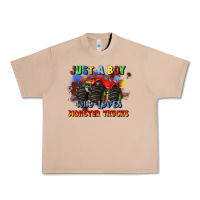 Burro just a boy who loves monster trucks Urban Heavy Tee - JahusDesignShop