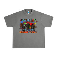 Tornado just a boy who loves monster trucks Urban Heavy Tee - JahusDesignShop