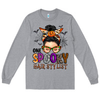 One Spooky Hair Stylist Long Sleeve Tee | Teevron