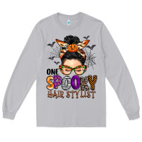 Moon Dust one spooky hair stylist Long Sleeve Tee - BarkalooDesign