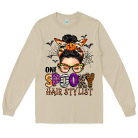 Mushroom one spooky hair stylist Long Sleeve Tee - BarkalooDesign