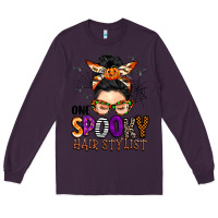 Plum one spooky hair stylist Long Sleeve Tee - BarkalooDesign