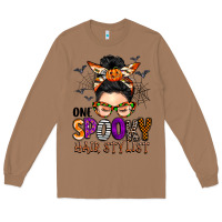 Toasted Coconut one spooky hair stylist Long Sleeve Tee - BarkalooDesign