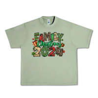 Oil Green family christmas 2024 Urban Heavy Tee - MaliasSmallBusiness