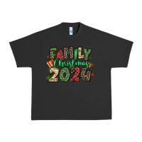 Pigment Black family christmas 2024 Urban Heavy Tee - MaliasSmallBusiness