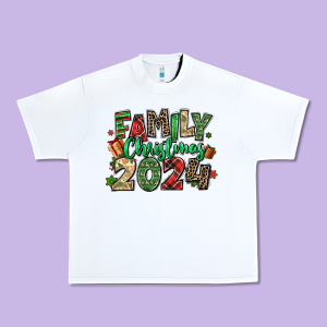 Family Christmas 2024 Urban Heavy Tee Designed By Maliassmallbusiness
