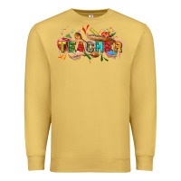 Antique Gold Cinco de mayo Teacher Premium Sweatshirt - FaDigitalArtStudio