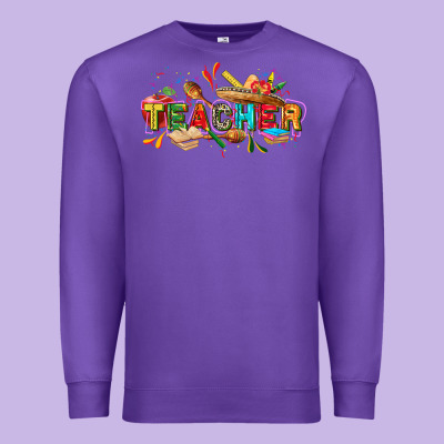 Cinco De Mayo Teacher Premium Sweatshirt Designed By Fadigitalartstudio