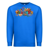 True Royal Cinco de mayo Teacher Premium Sweatshirt - FaDigitalArtStudio