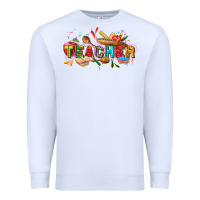 White Cinco de mayo Teacher Premium Sweatshirt - FaDigitalArtStudio