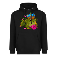 Black valentines day frog prince olivia Heavyweight Hoodie - OliviaCreatesArt