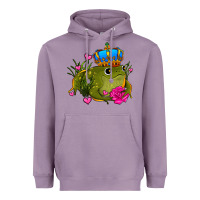 Lavender valentines day frog prince olivia Heavyweight Hoodie - OliviaCreatesArt