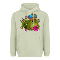 Matcha valentines day frog prince olivia Heavyweight Hoodie - OliviaCreatesArt