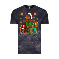 Cloud Black The real gift is Jesus Vintage Tee - NancyCooperArtShop