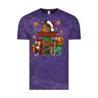 Cloud Purple The real gift is Jesus Vintage Tee - NancyCooperArtShop