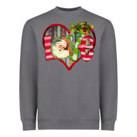 Love Christmas Santa Heavyweight Sweatshirt | Teevron
