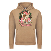 Vintage Coffee tis the season conchas Vintage Hoodie - MaliasSmallBusiness
