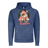 Vintage Denim tis the season conchas Vintage Hoodie - MaliasSmallBusiness
