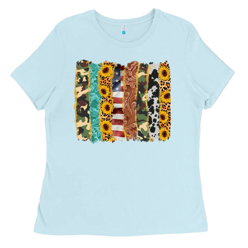 Western Brushstroke Ladies Tee by AdoDesignShop | Teevron