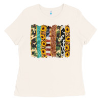 Bone western brushstroke Ladies Tee - AdoDesignShop