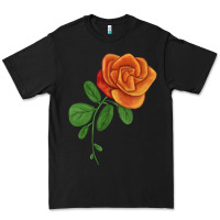 Black Burst Of Joy Rose Premium Tee - LillyAllenDesigns