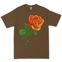 Cacao Burst Of Joy Rose Premium Tee - LillyAllenDesigns