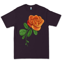 Plum Burst Of Joy Rose Premium Tee - LillyAllenDesigns