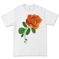 White Burst Of Joy Rose Premium Tee - LillyAllenDesigns