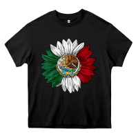 Black mexico sunflower Heavy Core Tee - AdoDesignShop